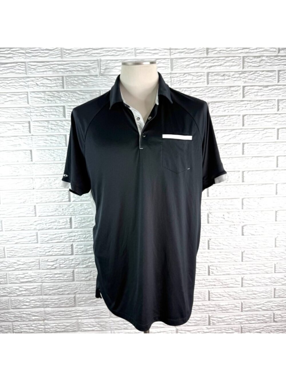 Under Armour Mens HeatGear Black Short Sleeve Polo Shirt Size Extra Large